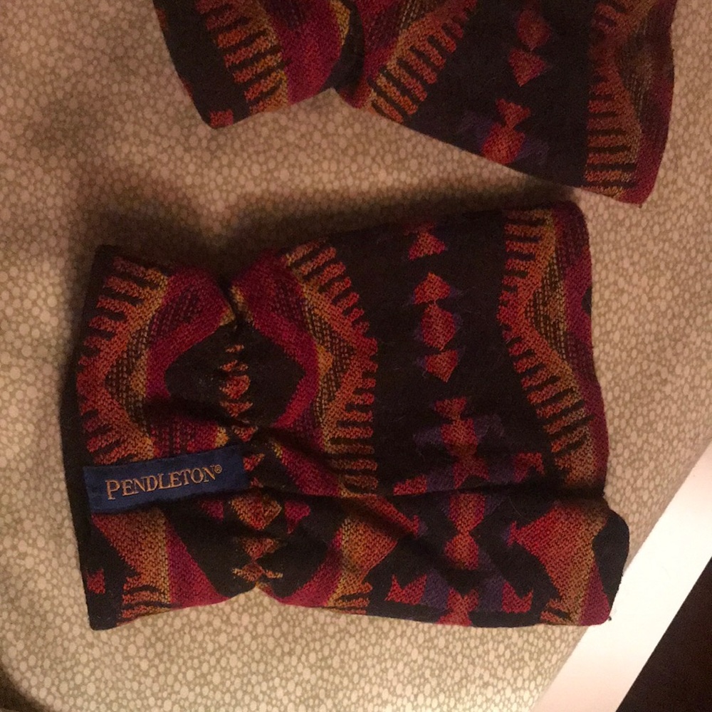 Pendleton fingerless gloves/mitts